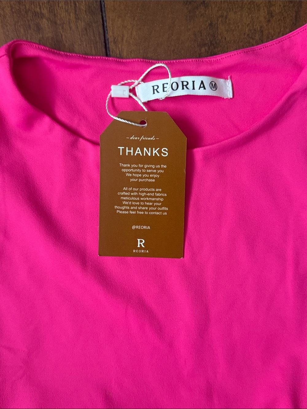 Reoria Bright Pink Womeo Sleeveless One-Piece Bodysuit - Picture 4 of 5